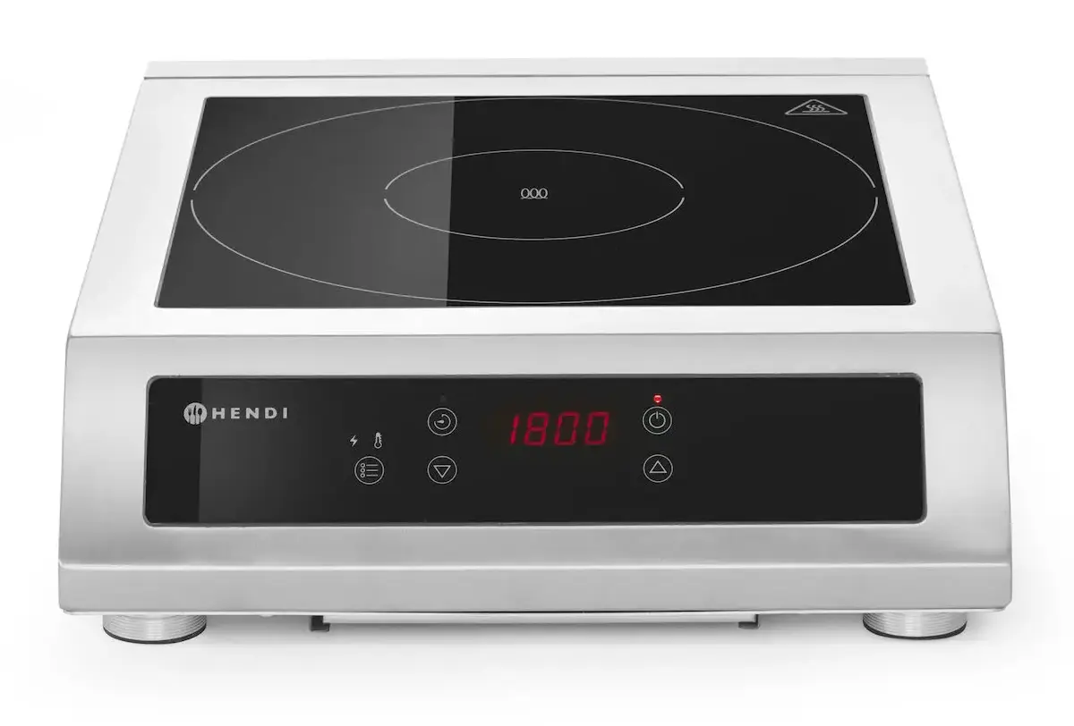 Plita de masa cu inductie Hendi Profi Line 3500 D XL (Inox/Black)
