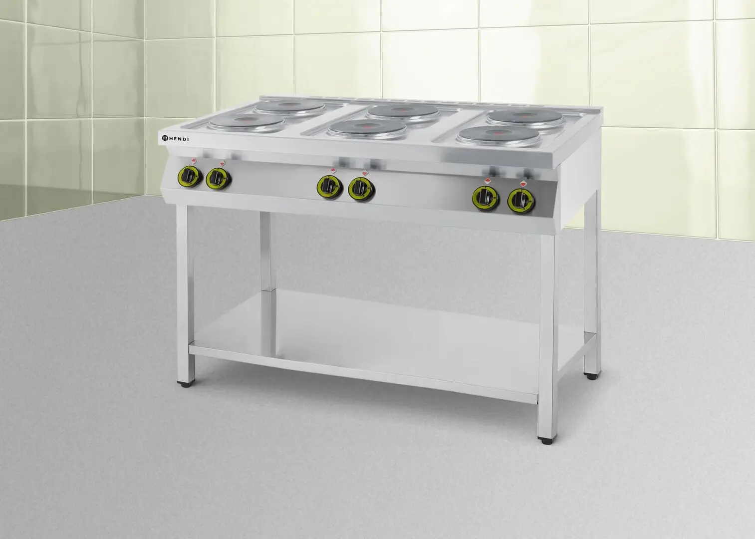 Плита электрическая Hendi Kitchen Line 226230 (Inox) - 2