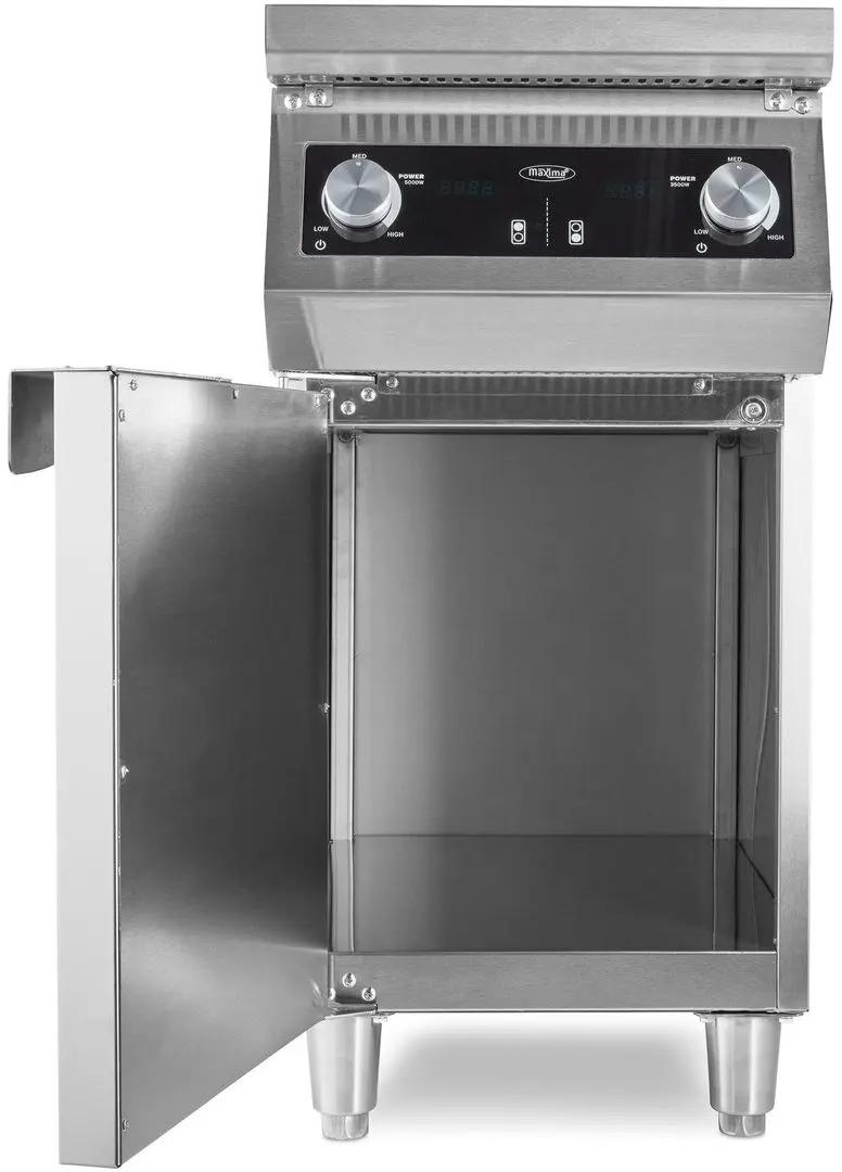 Plita cu inductie Maxima 09371012 (Inox/Black)