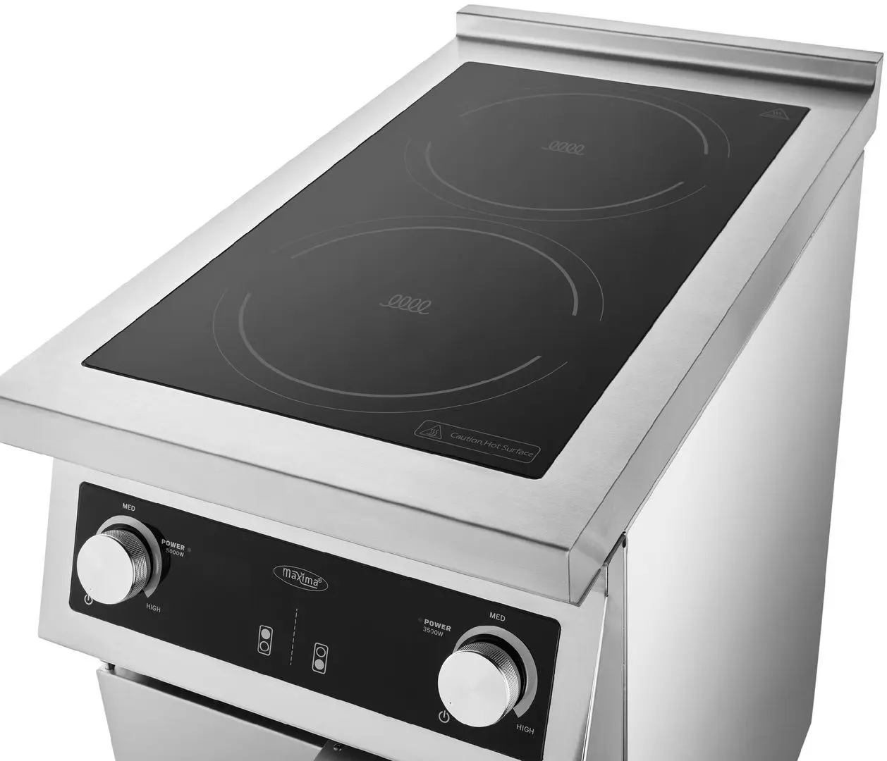 Plita cu inductie Maxima 09371012 (Inox/Black)