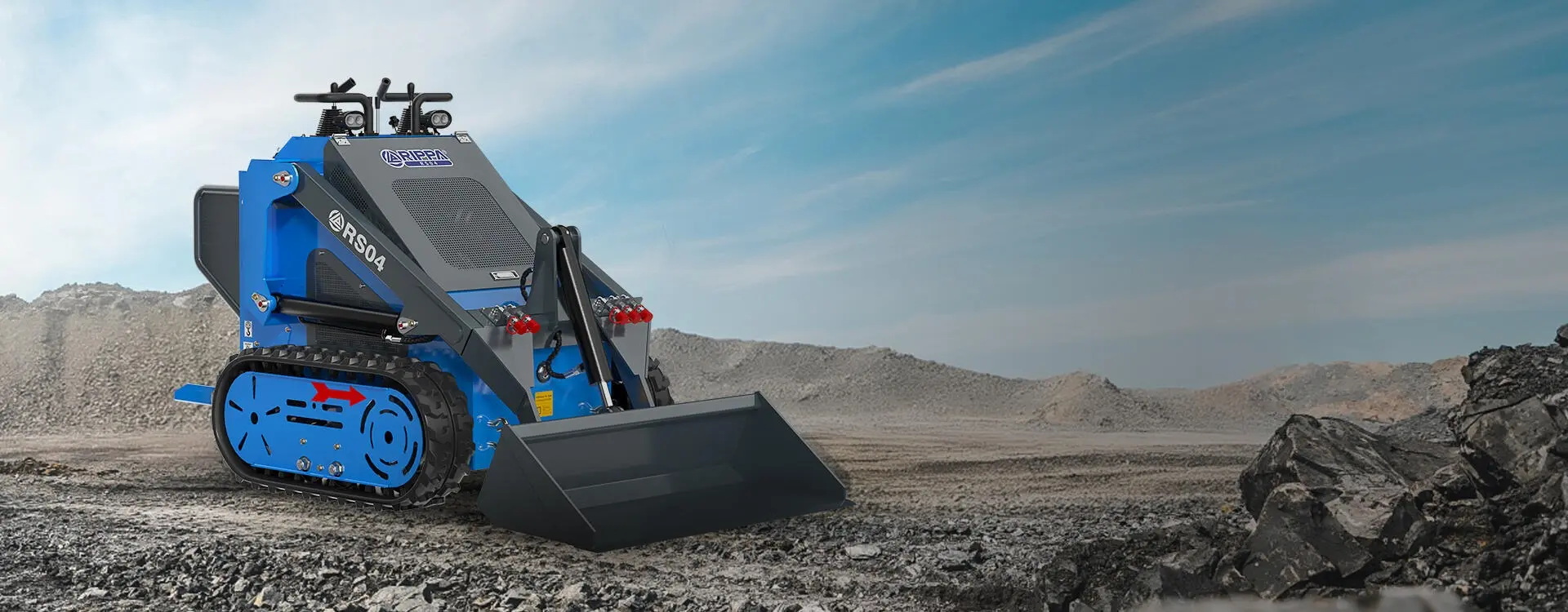 Încarcator cu virare prin derapare Rippa RS04 (Blue)