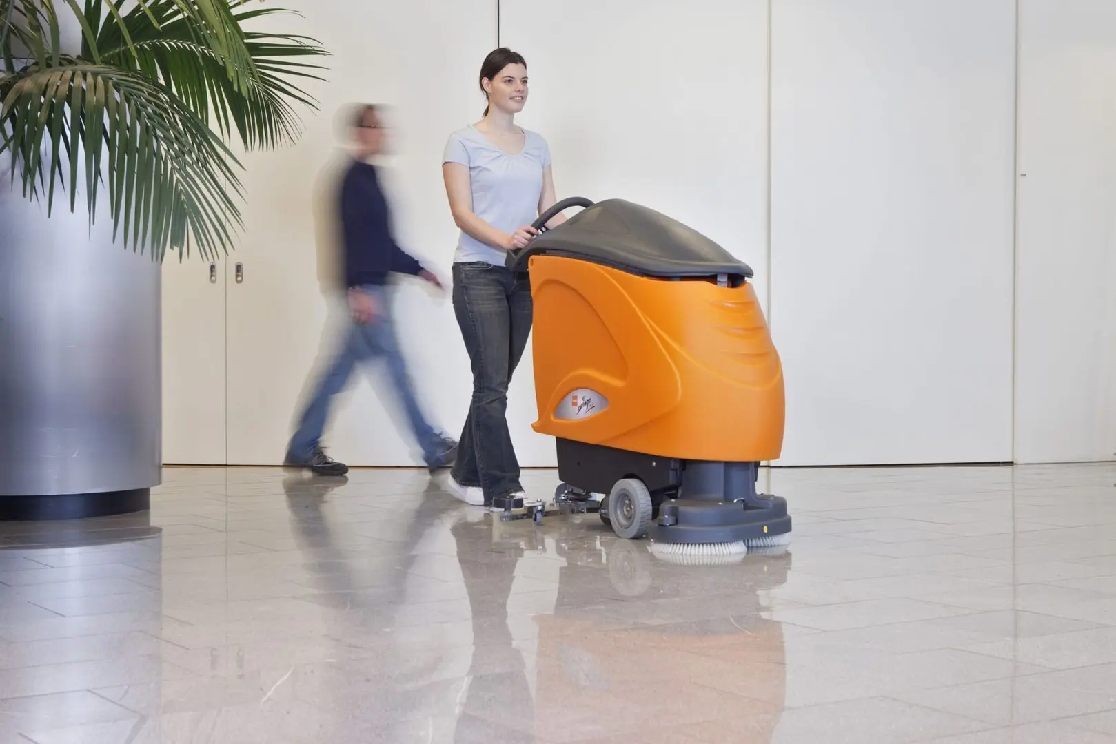 Masina de spalat pardoseala Taski Swingo 1255 B EBU (Orange/Grey) - 6