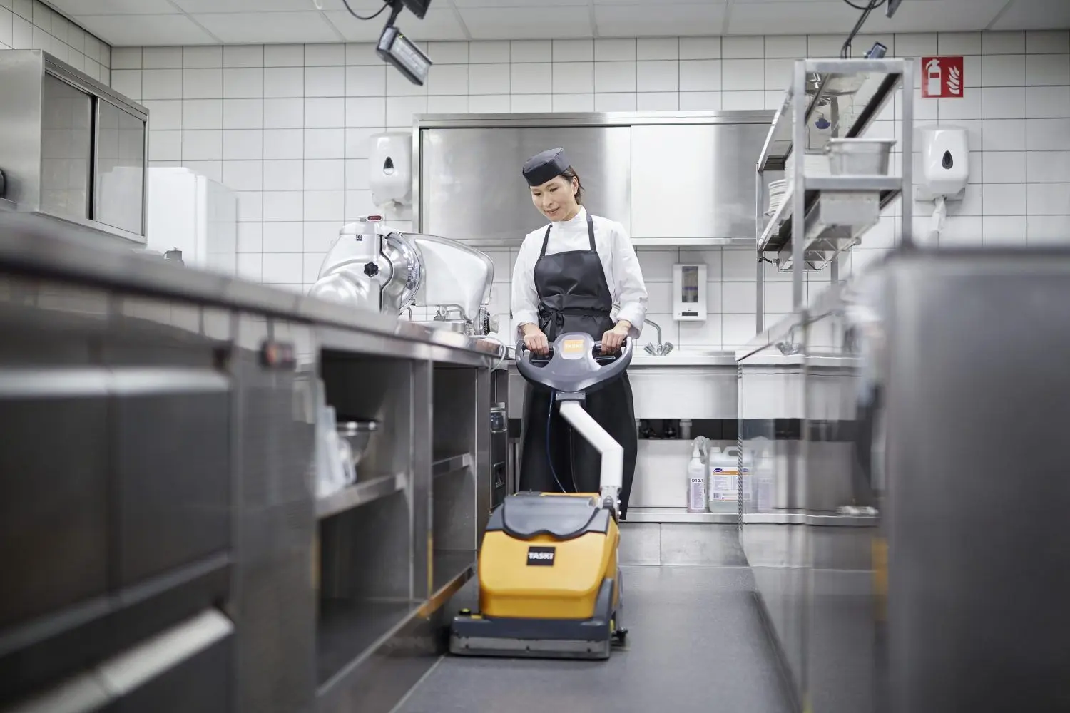 Masina de spalat pardoseala Taski Swingo 350 B BMS Li-Ion (Orange/Grey) - 5