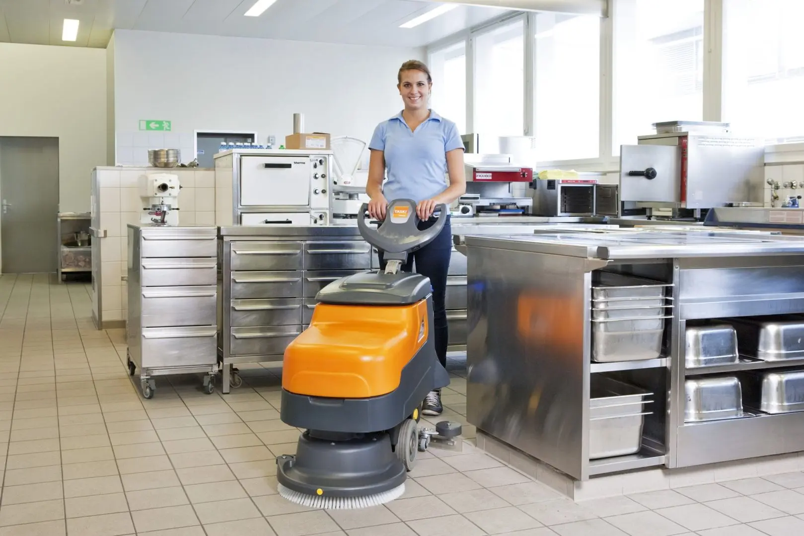 Masina de spalat pardoseala Taski Swingo 455 E (Orange/Grey) - 6