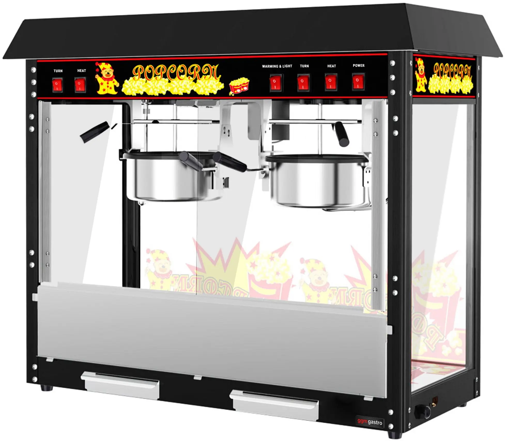 Aparat de popcorn GGM Gastro PMET5S2 (Black) - 4