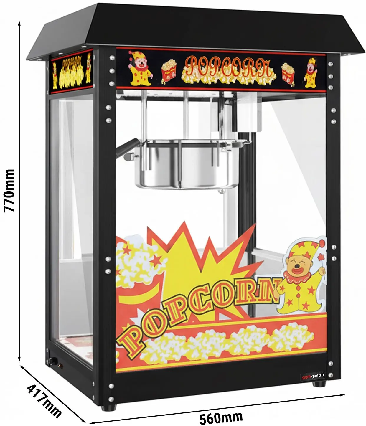 Aparat de popcorn GGM Gastro PMET5SS (Black) - 10