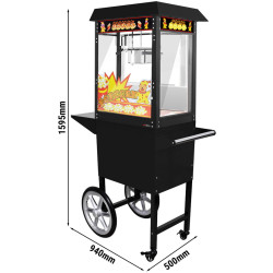 Aparat de popcorn GGM Gastro PMET5SS#WPMETS (Black) Thumb