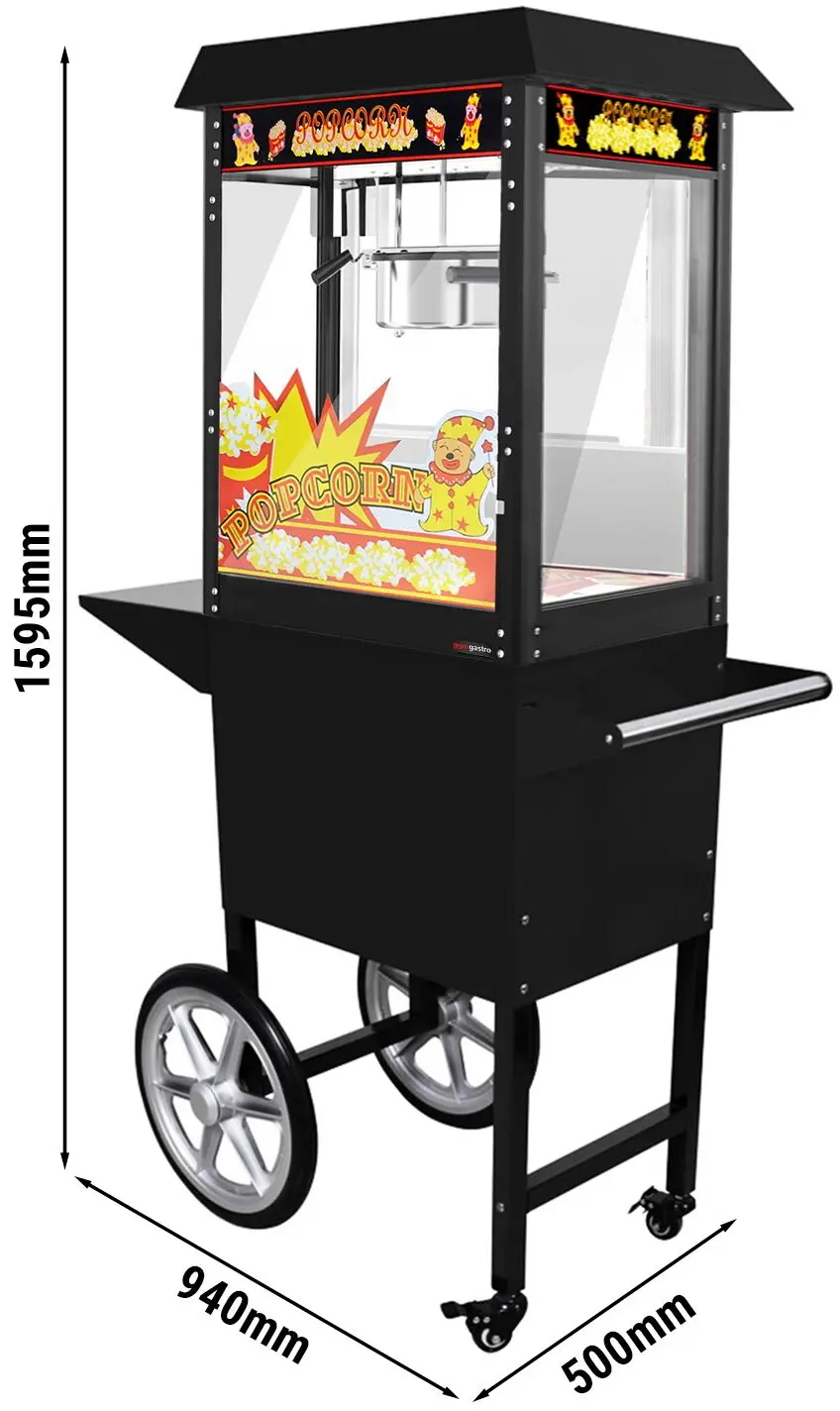 Aparat de popcorn GGM Gastro PMET5SS#WPMETS (Black) - 8