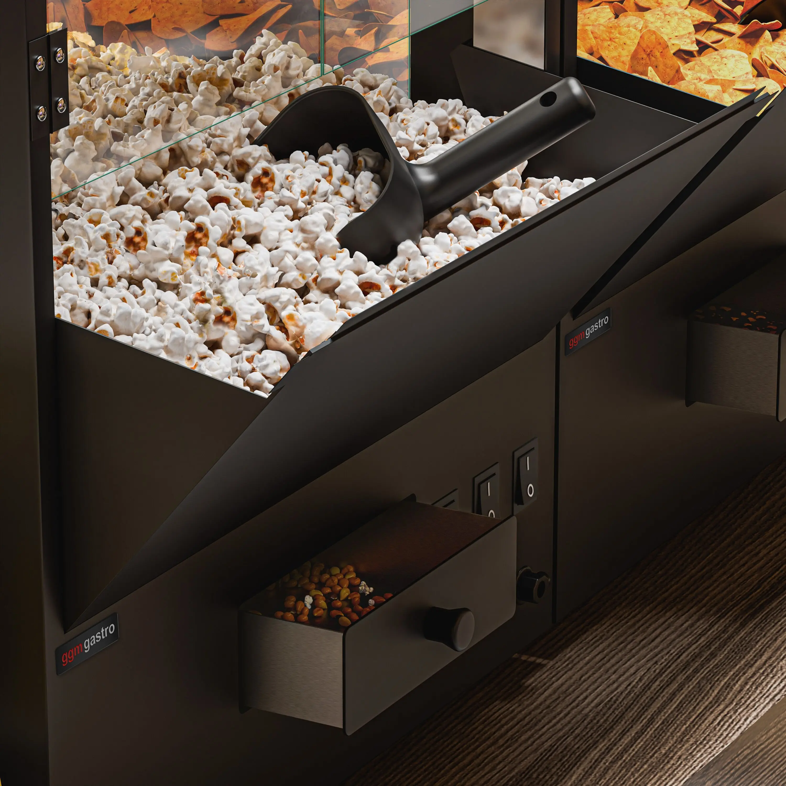 Aparat de popcorn GGM Gastro PMHB5S (Black) - 9