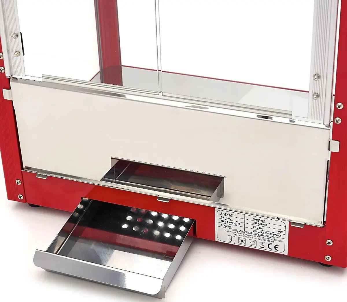 Аппарат для попкорна Maxima 9506005 (Red) - 7