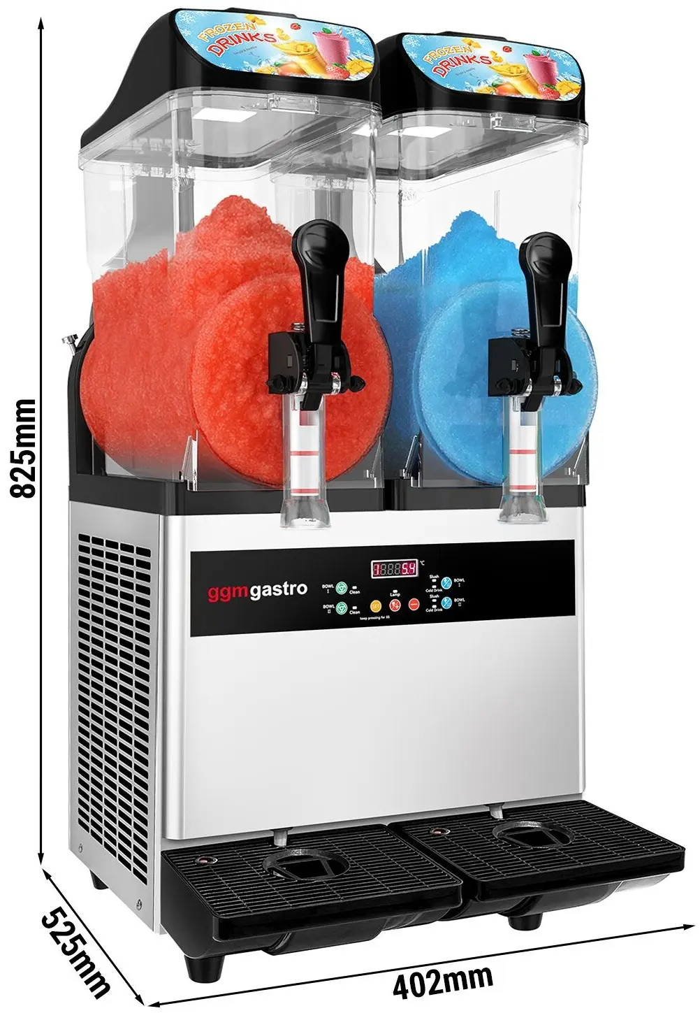 Aparat granita profesional GGM Gastro SMG24E (Black/Silver) - 5