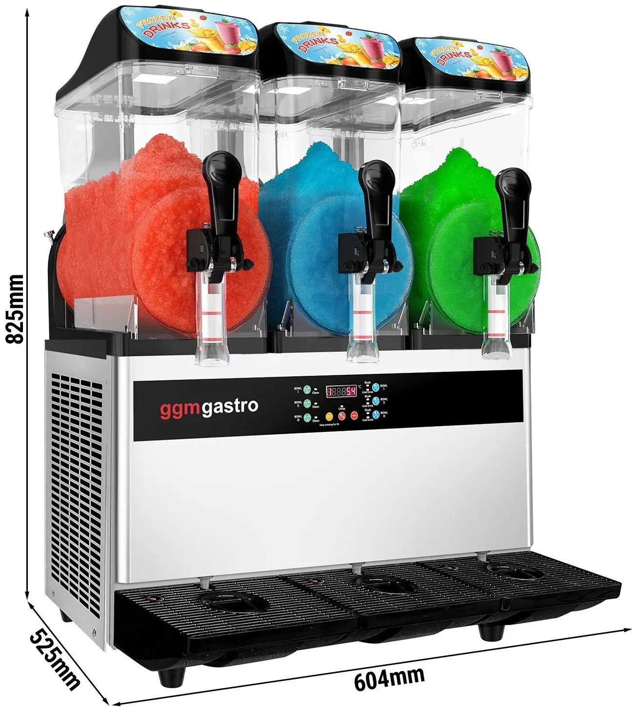 Aparat granita profesional GGM Gastro SMG36E (Black/Silver) - 5