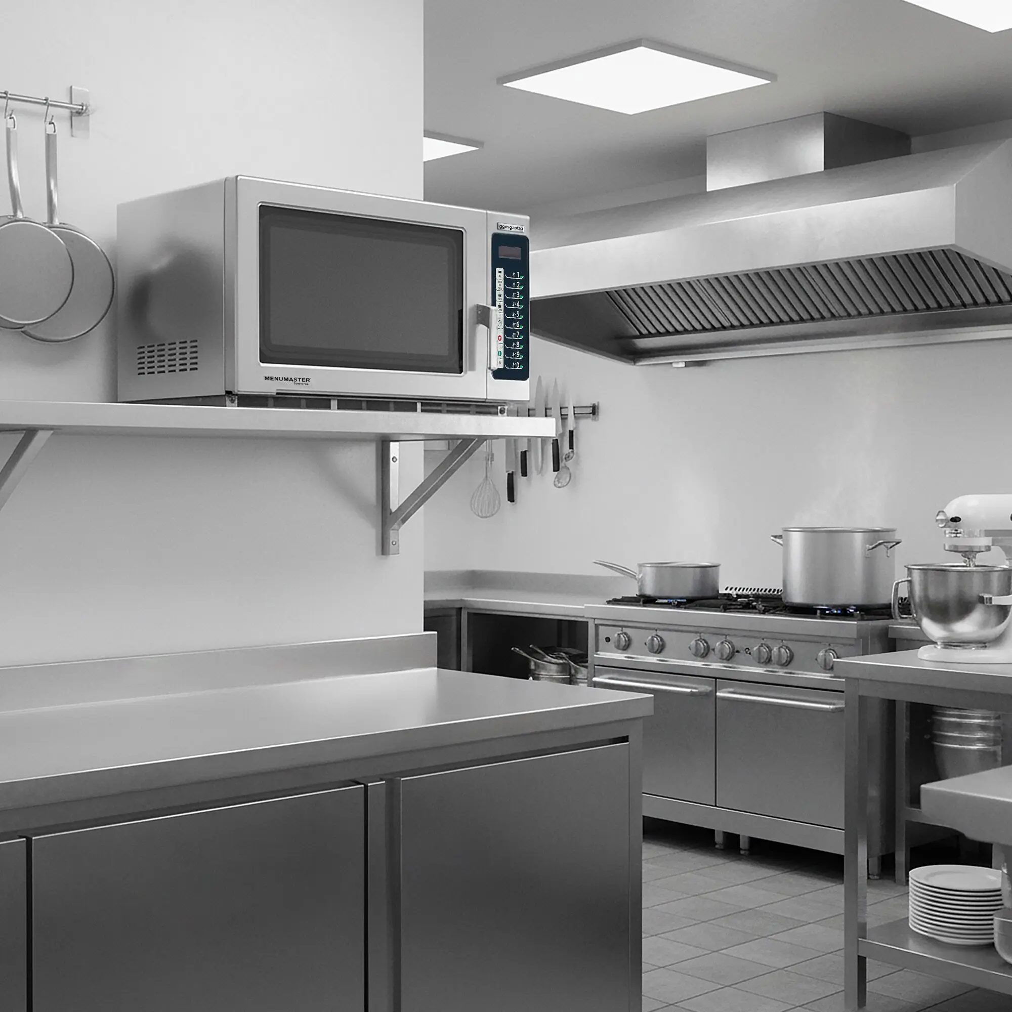Микроволновая печь GGM Gastro MAH3418 (Inox) - 5