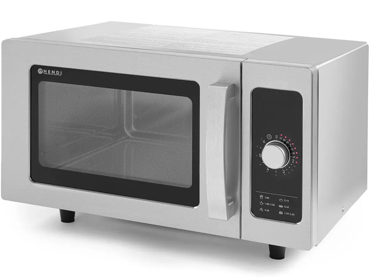 Cuptor cu microunde Hendi 281352 (Silver/Black)