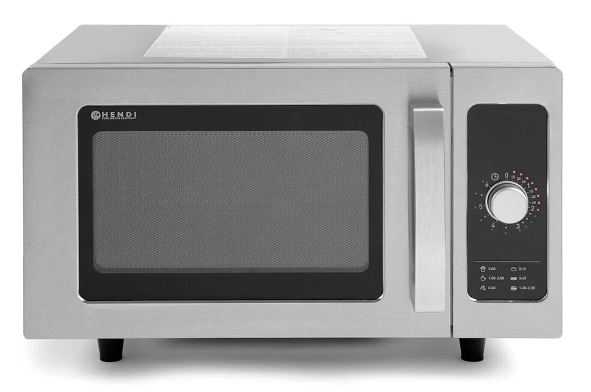 Cuptor cu microunde Hendi 281352 (Silver/Black)