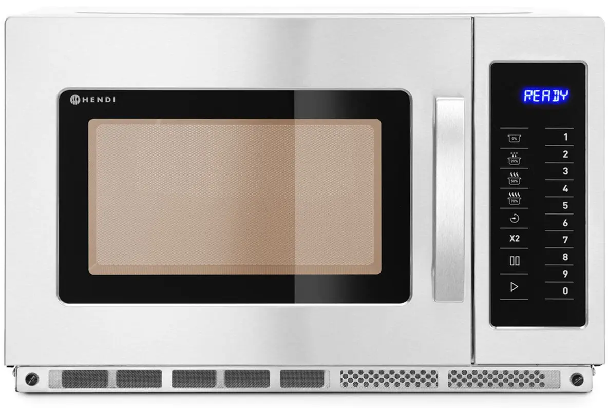 Cuptor cu microunde Hendi 281369 (Silver/Black)