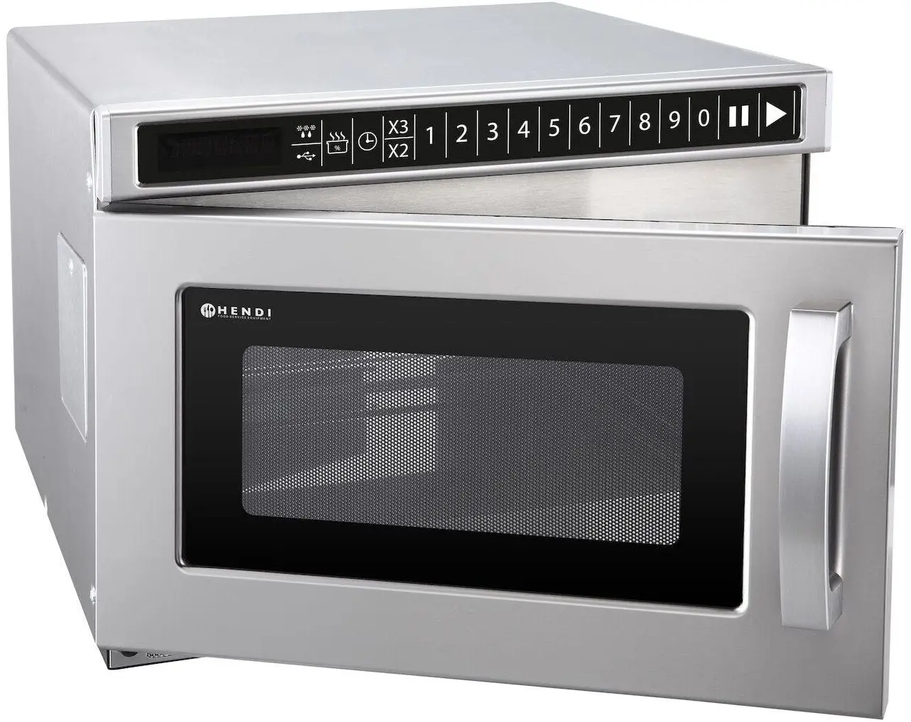 Cuptor cu microunde Hendi 281376 (Inox/Black)