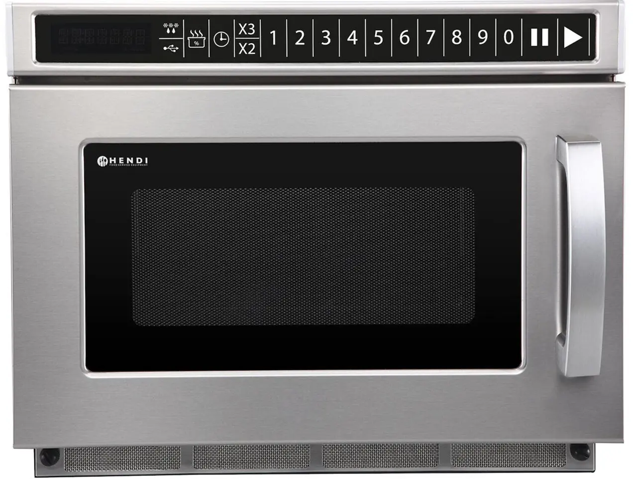 Cuptor cu microunde Hendi 281376 (Inox/Black)