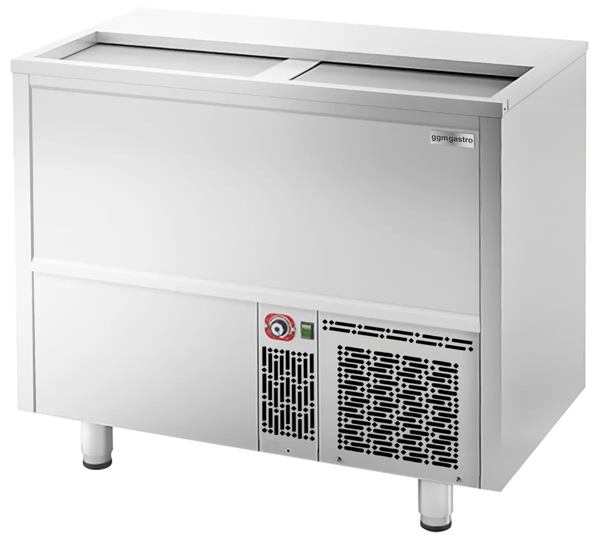 Холодильный ларь для бутылок GGM Gastro FEI265 (Inox)