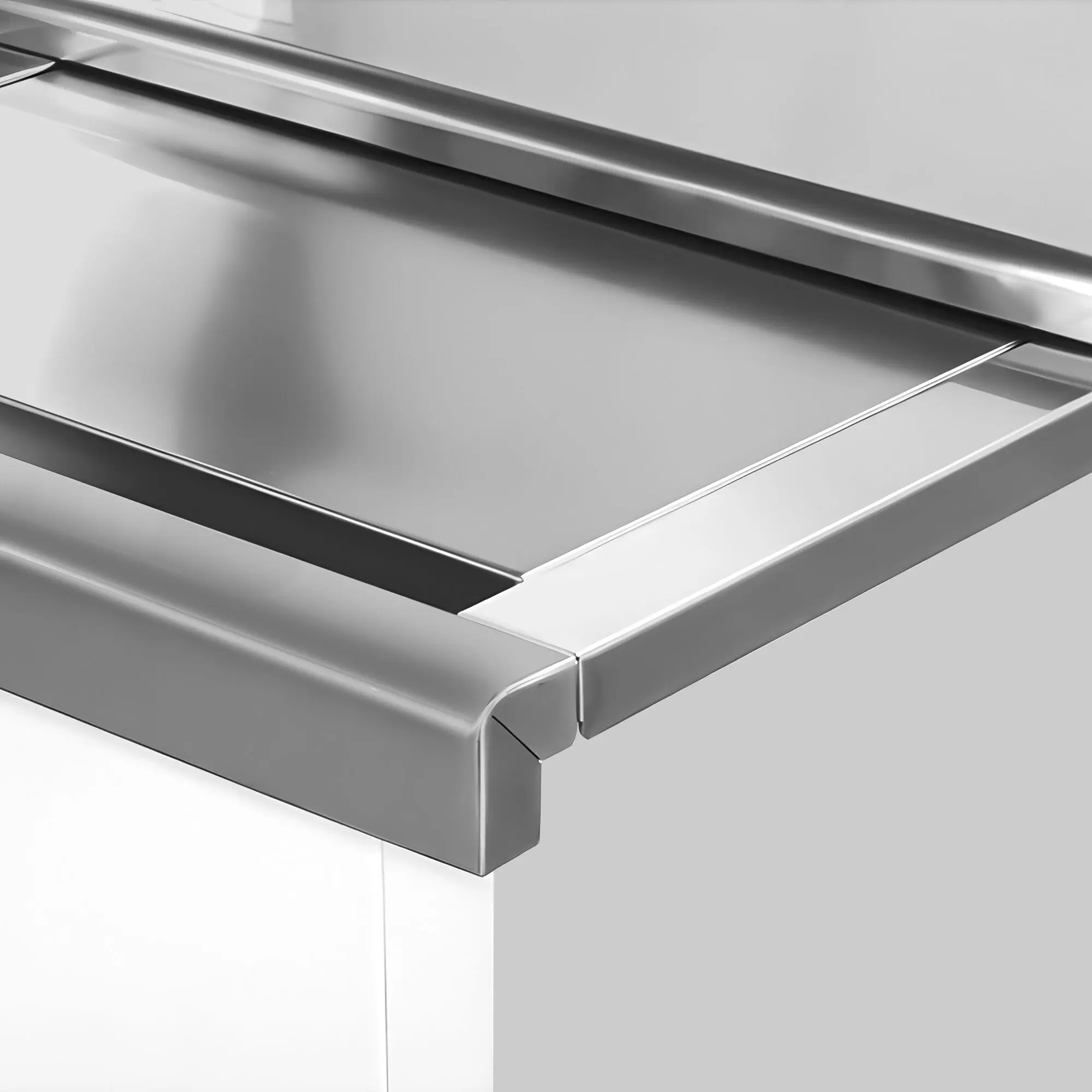 Lada frigorifica pentru sticle GGM Gastro FKI200 (White/Inox) - 3