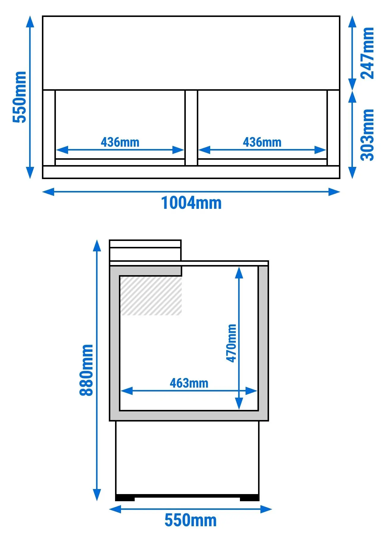 Lada frigorifica pentru sticle GGM Gastro FKI200 (White/Inox) - 7