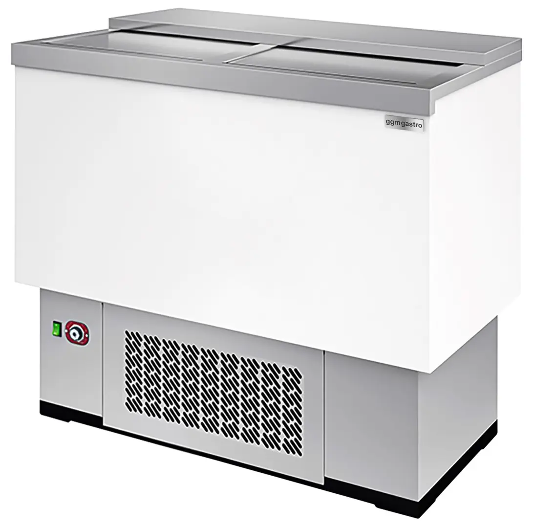 Lada frigorifica pentru sticle GGM Gastro FKI200 (White/Inox)