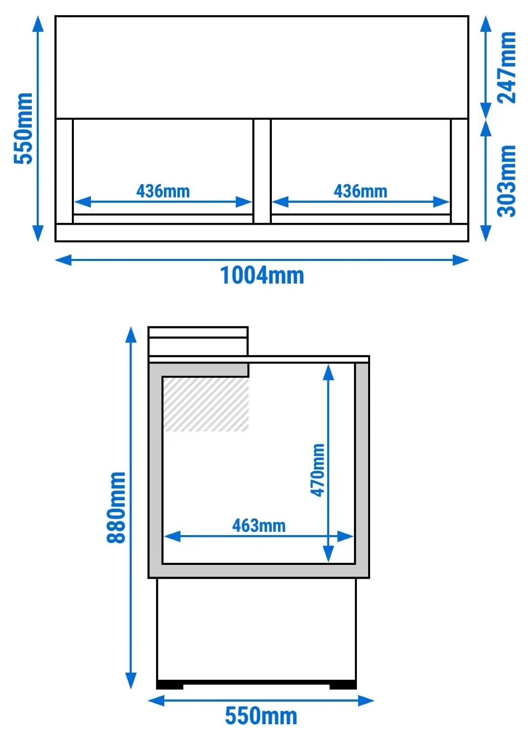 Lada frigorifica pentru sticle GGM Gastro FKI200E (Inox) - 6