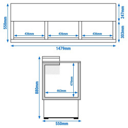 Lada frigorifica pentru sticle GGM Gastro FKI300E (Inox) Thumb