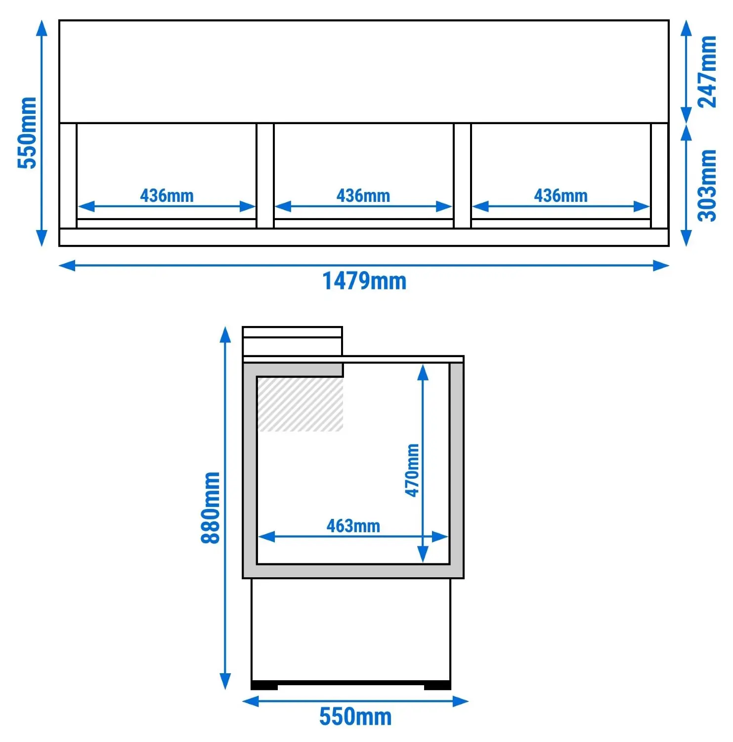 Lada frigorifica pentru sticle GGM Gastro FKI300E (Inox) - 6