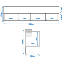 Lada frigorifica pentru sticle GGM Gastro FKI350E (Inox) Thumb