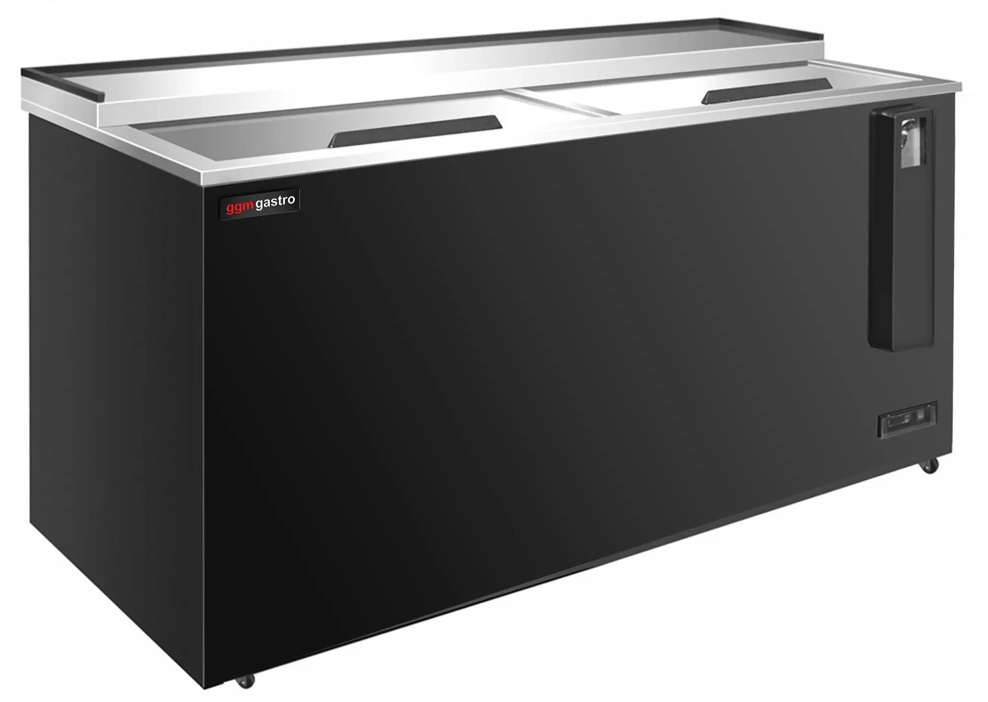 Холодильный ларь для бутылок GGM Gastro FKTH417 (Black) - 2