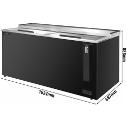 Lada frigorifica pentru sticle GGM Gastro FKTH577 (Black) Thumb