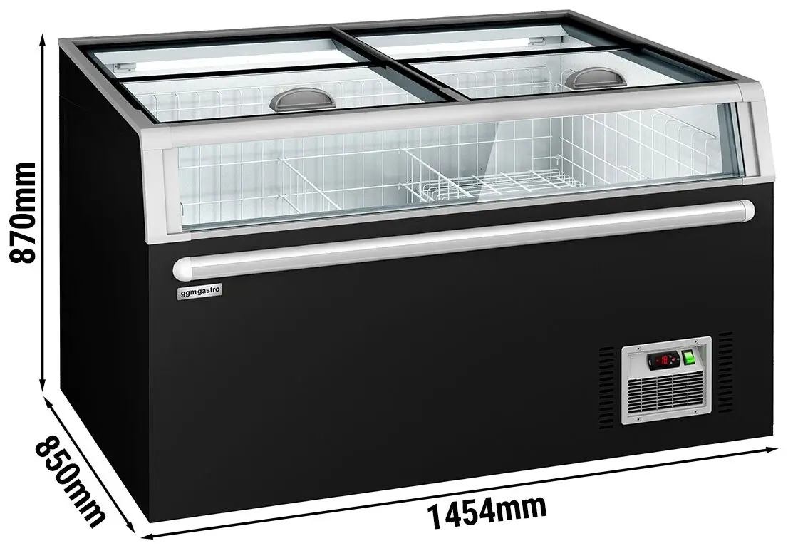 Морозильный ларь GGM Gastro TIEBIC2 (Black) - 11