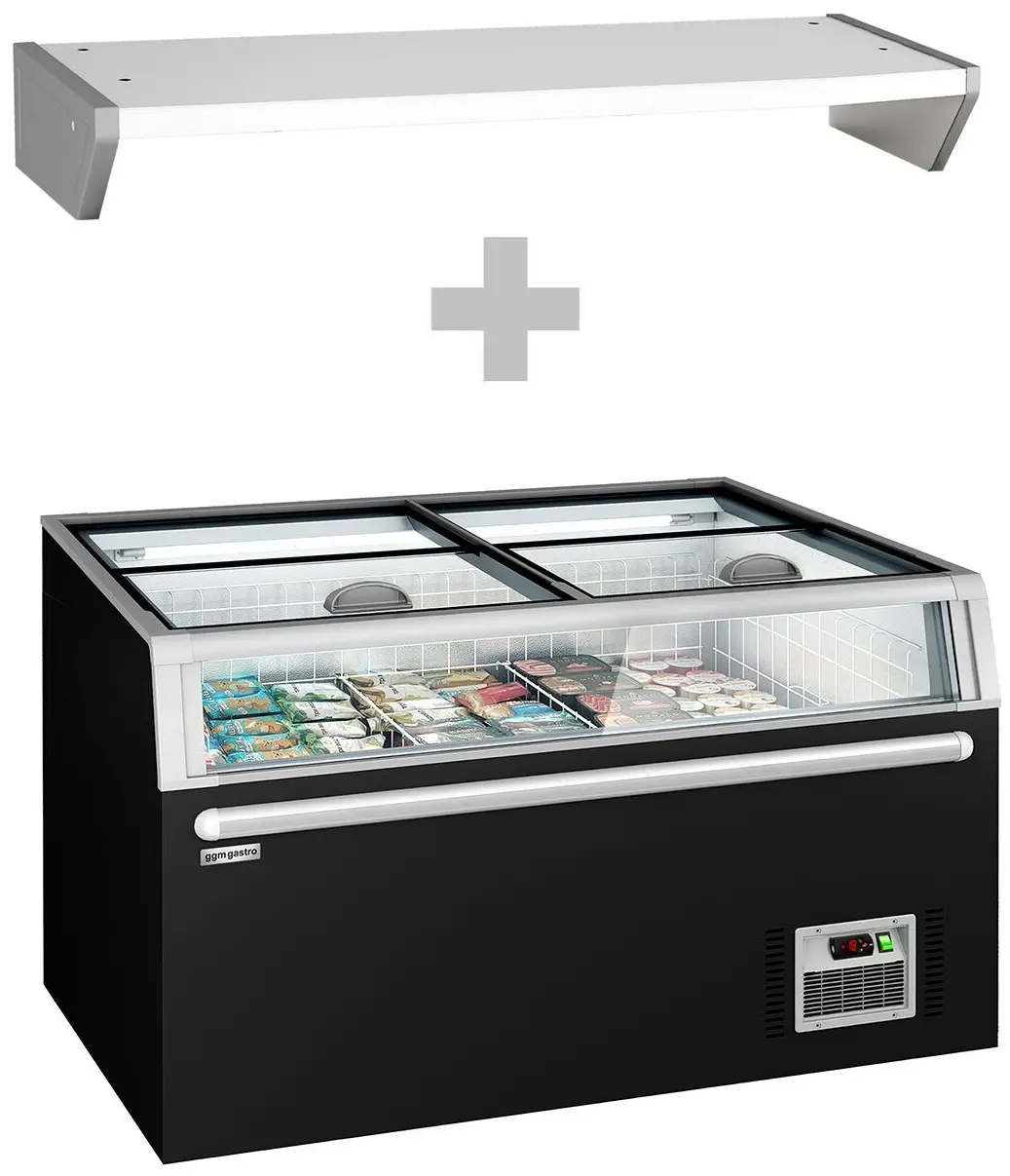 Морозильный ларь GGM Gastro TIEBIC2 (Black) - 10