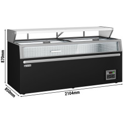 Морозильный ларь GGM Gastro TIEBIC3 (Black) Thumb