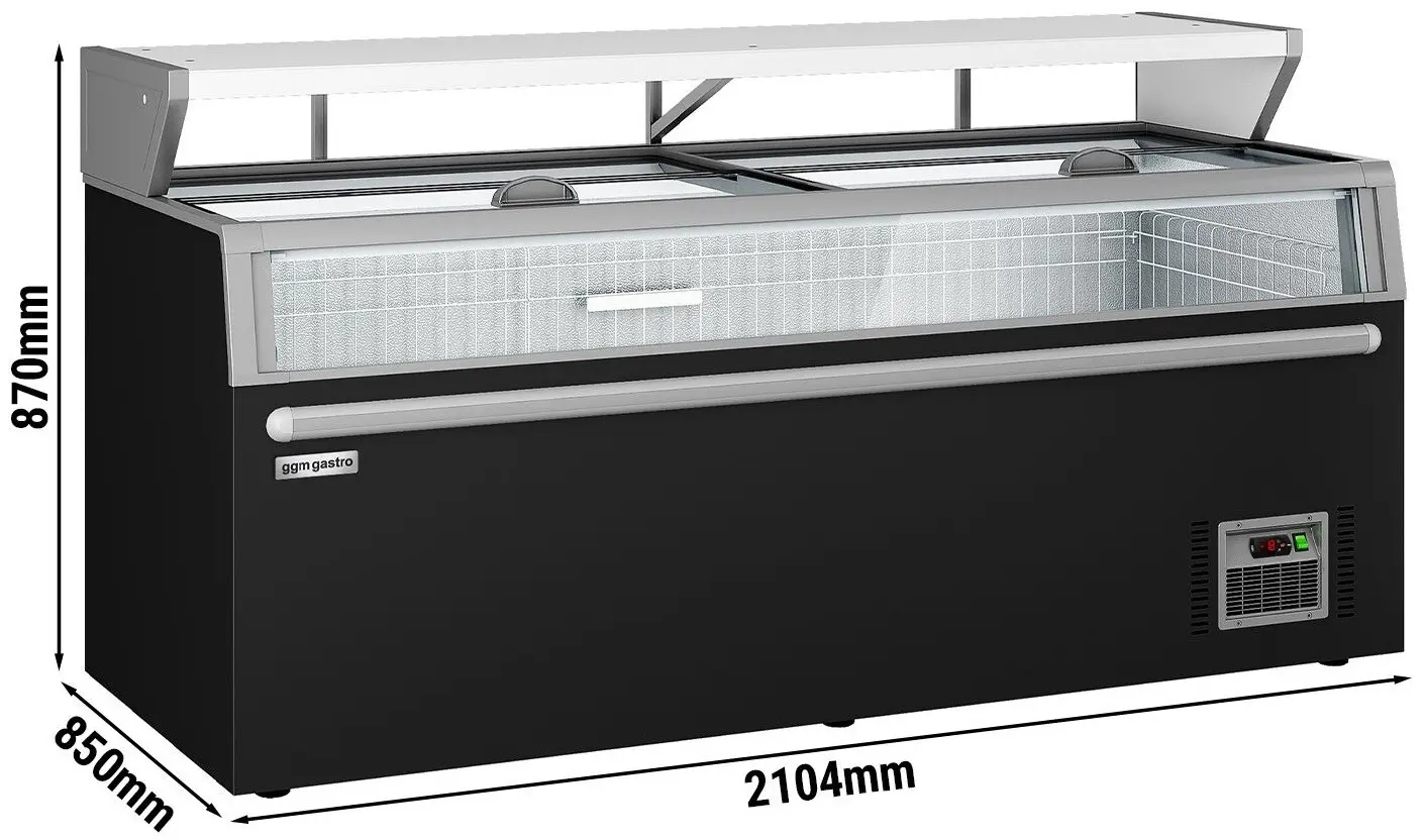 Морозильный ларь GGM Gastro TIEBIC3 (Black) - 11