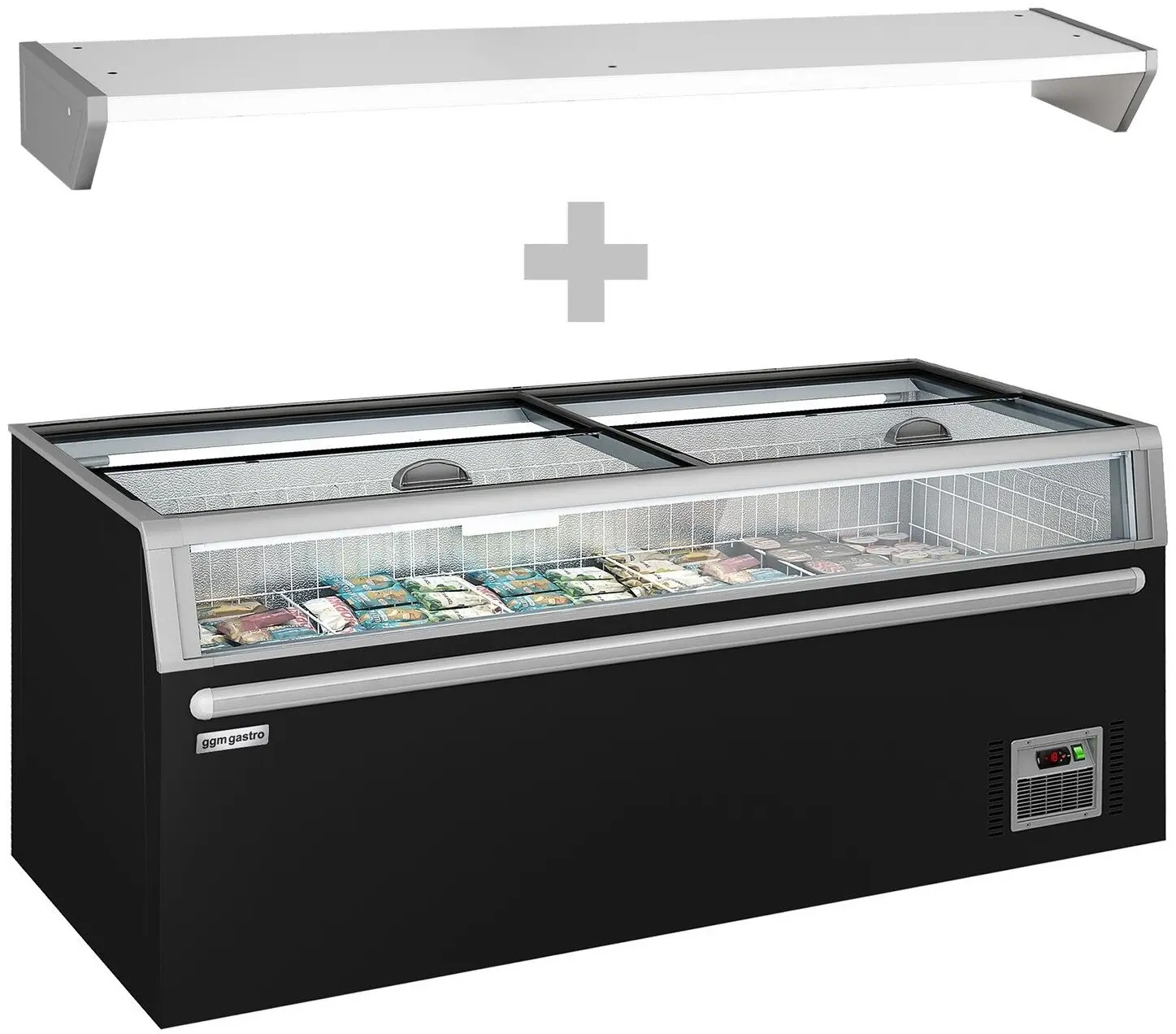 Морозильный ларь GGM Gastro TIEBIC3 (Black) - 10