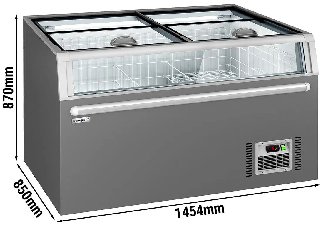 Морозильный ларь GGM Gastro TIEGIC2 (Grey) - 11
