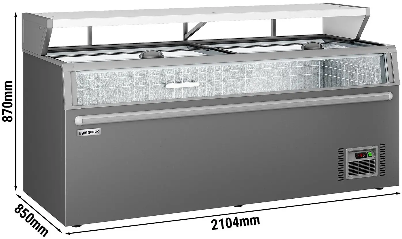 Морозильный ларь GGM Gastro TIEGIC3 (Grey) - 11