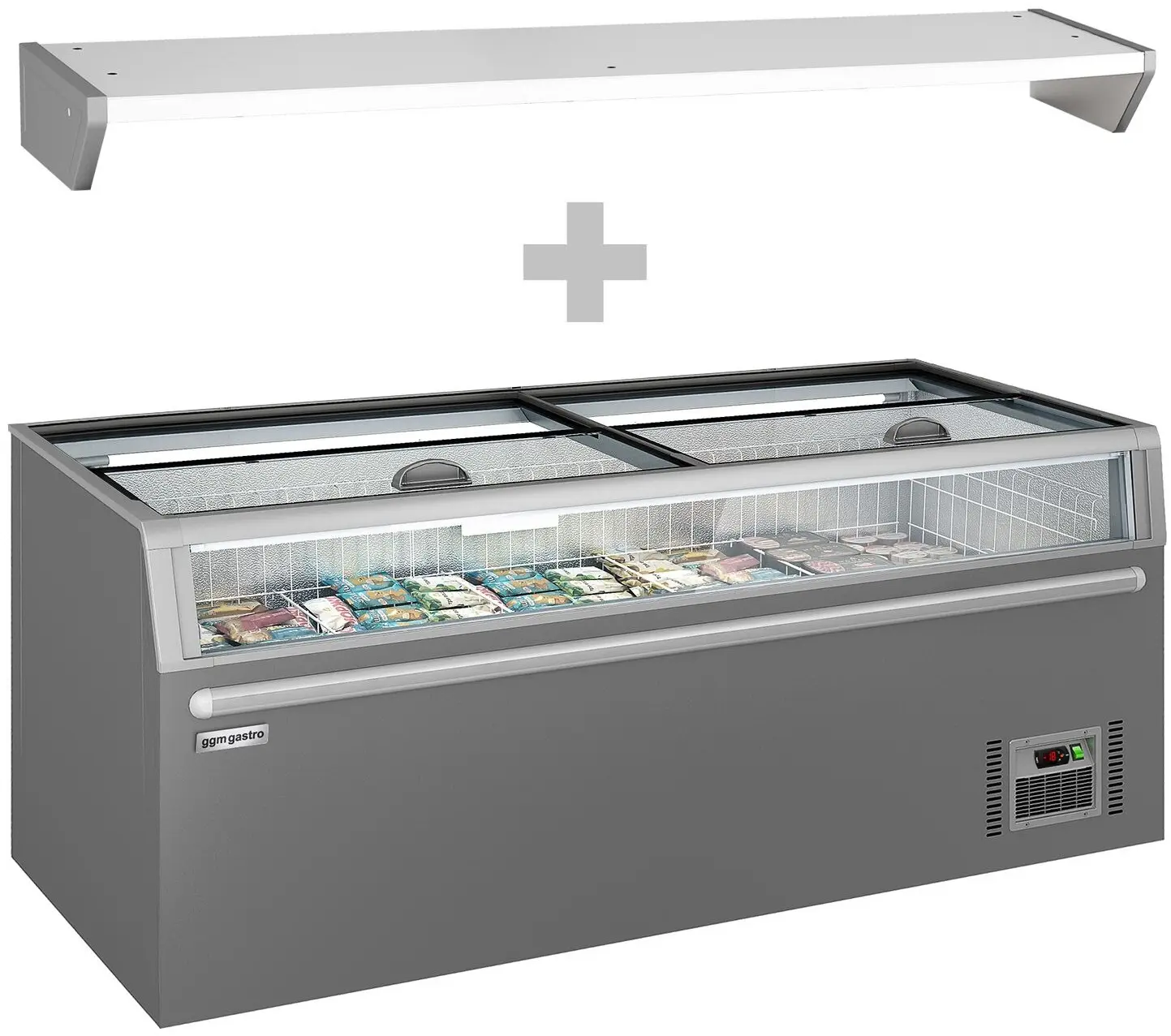 Морозильный ларь GGM Gastro TIEGIC3 (Grey) - 10