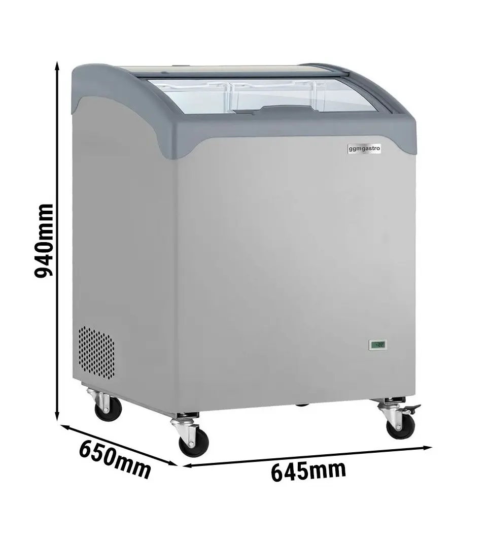 Морозильный ларь GGM Gastro TTG117GS (Grey) - 6