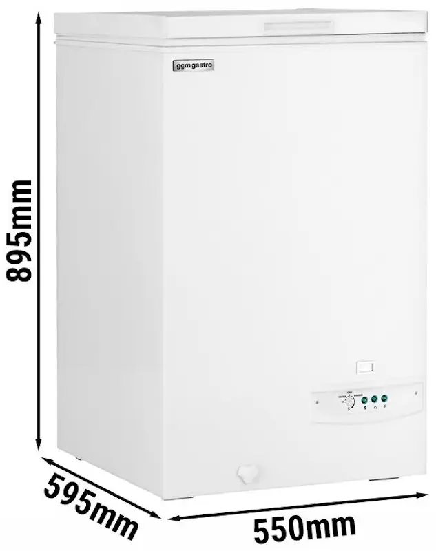 Морозильный ларь GGM Gastro TTG120N-EF (White) - 6