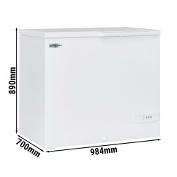 Морозильный ларь GGM Gastro TTG227N (White) Thumb