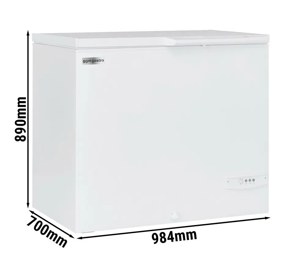 Морозильный ларь GGM Gastro TTG227N (White) - 4