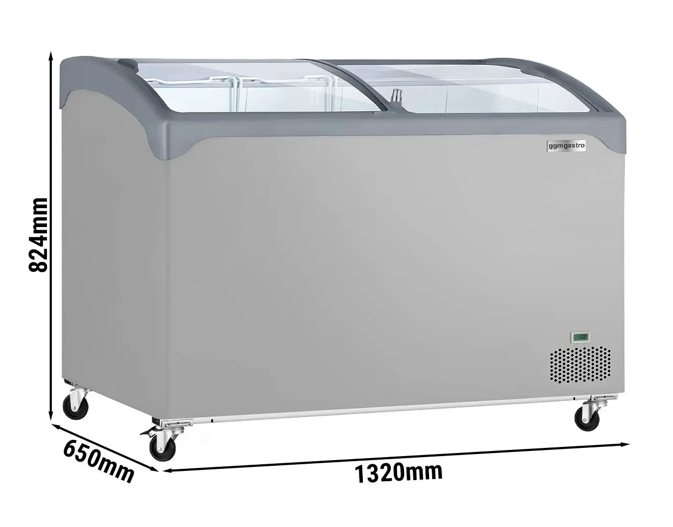 Морозильный ларь GGM Gastro TTG286GS (Grey) - 7