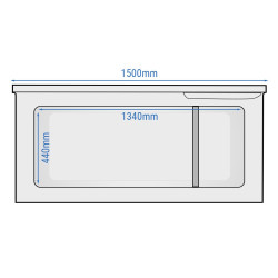 Морозильный ларь GGM Gastro TTG388N (White) Thumb
