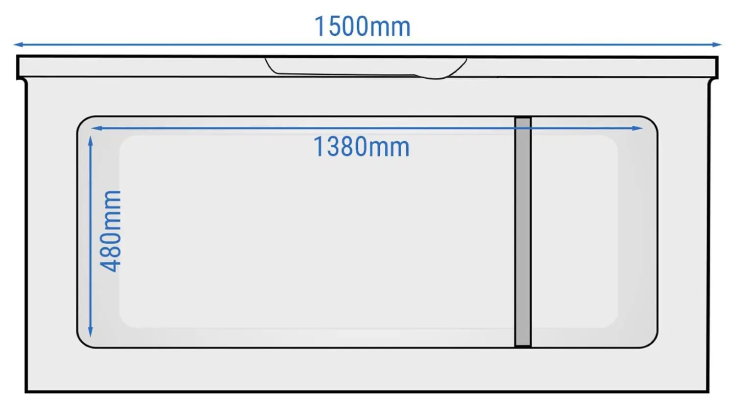 Морозильный ларь GGM Gastro TTG466EN (Grey) - 8
