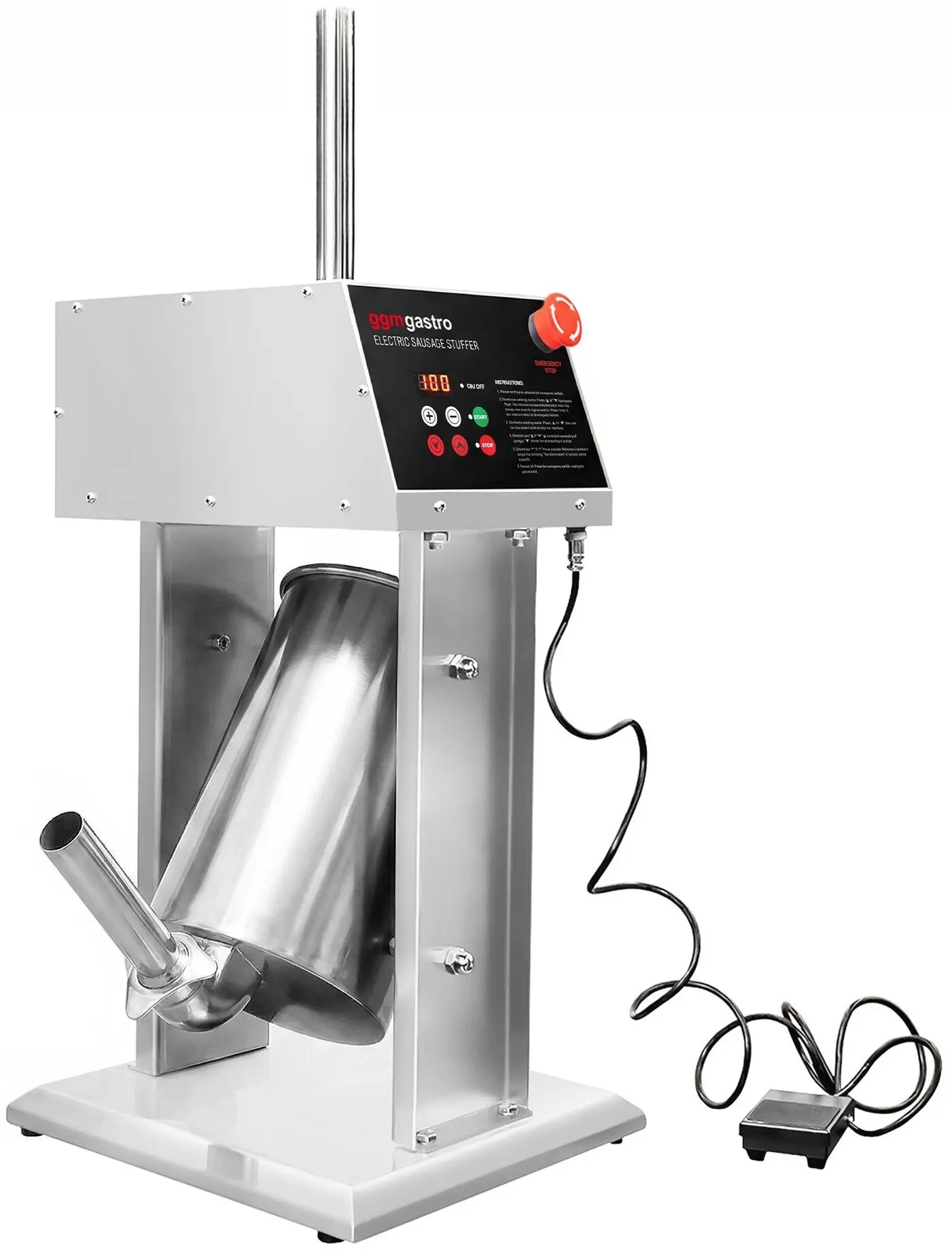 Наполнитель колбасный GGM Gastro  EWFMH15 (Inox/Black) - 3