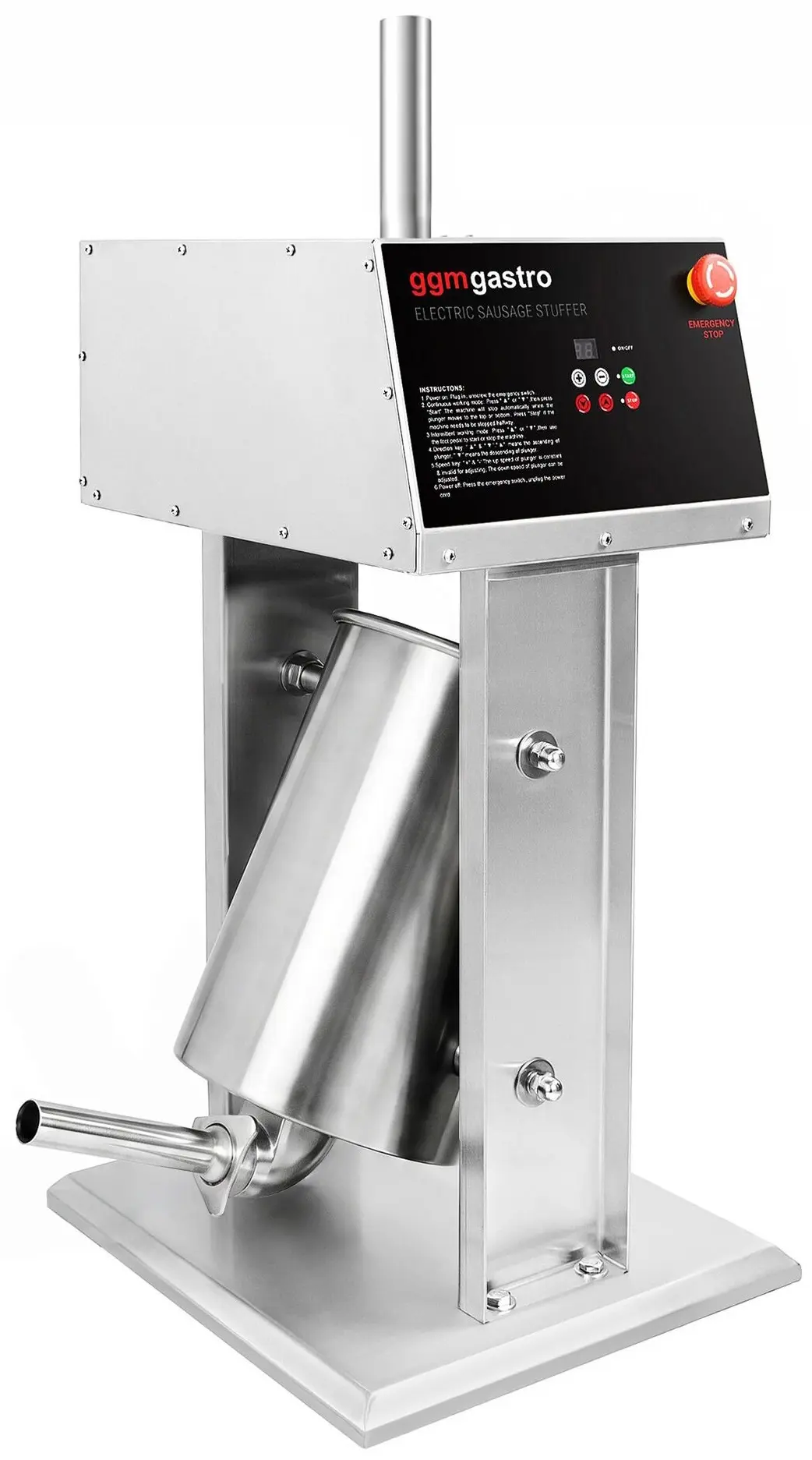 Наполнитель колбасный GGM Gastro EWFMH20 (Inox/Black) - 2