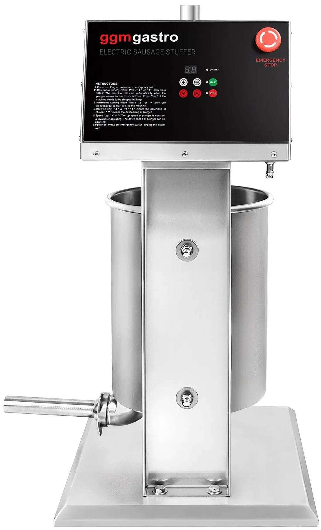 Наполнитель колбасный GGM Gastro EWFMH20 (Inox/Black) - 3